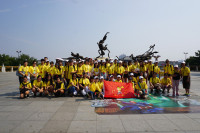 海外华裔青少年来西安参观名胜古迹